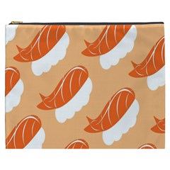 Fish Eat Japanese Sushi Cosmetic Bag (xxxl)  by Mariart