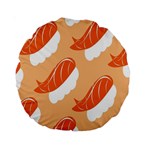 Fish Eat Japanese Sushi Standard 15  Premium Round Cushions Front