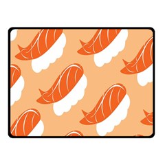 Fish Eat Japanese Sushi Double Sided Fleece Blanket (Small) 