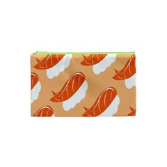 Fish Eat Japanese Sushi Cosmetic Bag (xs) by Mariart