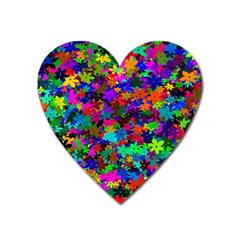 Flowersfloral Star Rainbow Heart Magnet