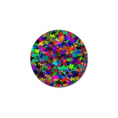 Flowersfloral Star Rainbow Golf Ball Marker (10 Pack)