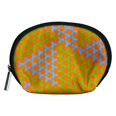 Green Blue Orange Accessory Pouches (medium) 