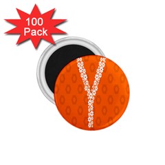 Iron Orange Y Combinator Gears 1 75  Magnets (100 Pack) 