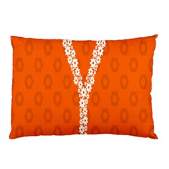 Iron Orange Y Combinator Gears Pillow Case