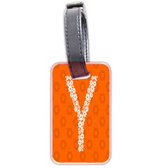 Iron Orange Y Combinator Gears Luggage Tags (two Sides) by Mariart