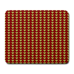 Hawthorn Sharkstooth Triangle Green Red Full Large Mousepads by Mariart