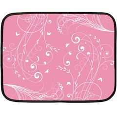 Floral Design Fleece Blanket (mini)