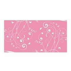 Floral Design Satin Wrap