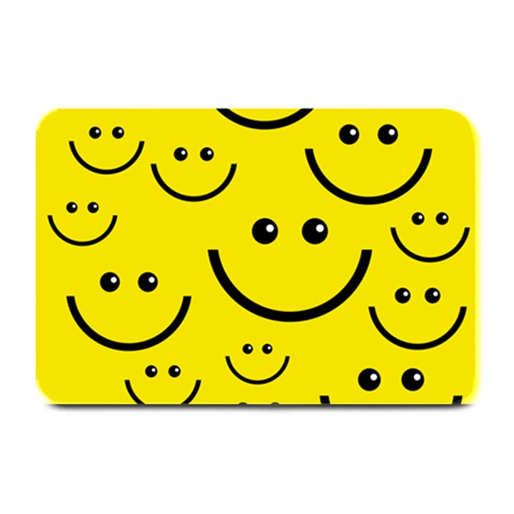 Linus Smileys Face Cute Yellow Plate Mats