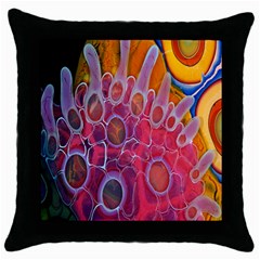 Micro Macro Belle Fisher Nature Stone Throw Pillow Case (Black)