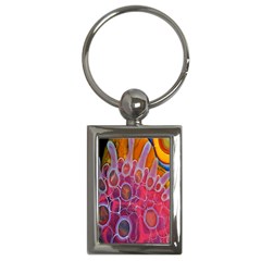 Micro Macro Belle Fisher Nature Stone Key Chains (Rectangle) 