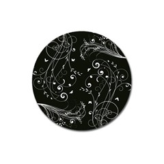 Floral Design Magnet 3  (round)