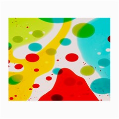 Polkadot Color Rainbow Red Blue Yellow Green Small Glasses Cloth (2-side) by Mariart