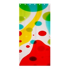 Polkadot Color Rainbow Red Blue Yellow Green Shower Curtain 36  X 72  (stall)  by Mariart