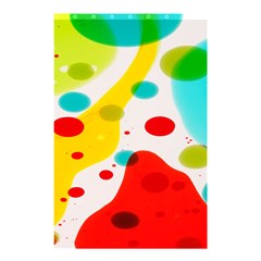 Polkadot Color Rainbow Red Blue Yellow Green Shower Curtain 48  X 72  (small) 