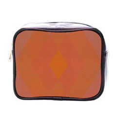 Live Three Term Side Card Orange Pink Polka Dot Chevron Wave Mini Toiletries Bags