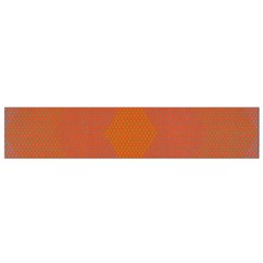 Live Three Term Side Card Orange Pink Polka Dot Chevron Wave Flano Scarf (small) by Mariart