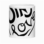 Singer Love Sign Heart Morph Mugs Center