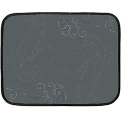 Floral Design Fleece Blanket (mini)