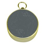 Floral design Gold Compasses Front