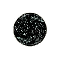 Floral Design Hat Clip Ball Marker (4 Pack)