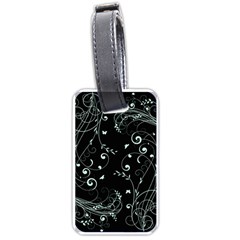 Floral Design Luggage Tags (one Side) 