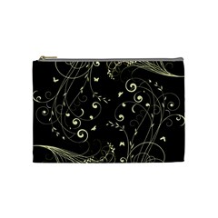 Floral Design Cosmetic Bag (medium)  by ValentinaDesign