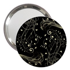 Floral Design 3  Handbag Mirrors