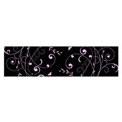 Floral Design Satin Scarf (oblong)