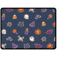 Kawaiieen Pattern Fleece Blanket (Large) 