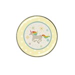 Unicorn Pattern Hat Clip Ball Marker (4 pack) Front