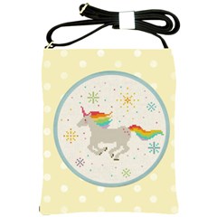 Unicorn Pattern Shoulder Sling Bags by Nexatart
