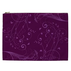 Floral Design Cosmetic Bag (xxl) 