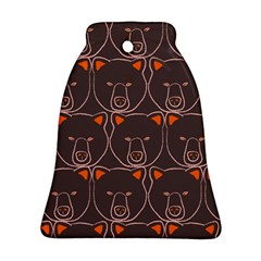 Bears Pattern Ornament (bell)