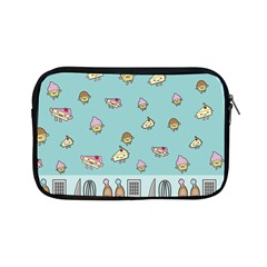 Kawaii Kitchen Border Apple Ipad Mini Zipper Cases by Nexatart