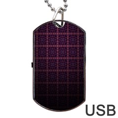 Best Pattern Wallpapers Dog Tag Usb Flash (two Sides) by Nexatart