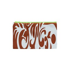 Sign Red Polka Cosmetic Bag (xs) by Mariart