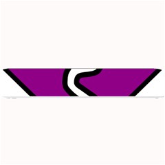 Star Five Purple White Small Bar Mats by Mariart