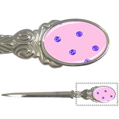 Star Space Balloon Moon Blue Pink Circle Round Polkadot Letter Openers by Mariart