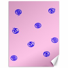 Star Space Balloon Moon Blue Pink Circle Round Polkadot Canvas 18  X 24   by Mariart