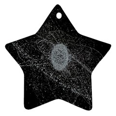 Space X Circle Line Black Star Ornament (two Sides) by Mariart