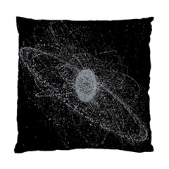 Space X Circle Line Black Standard Cushion Case (two Sides) by Mariart