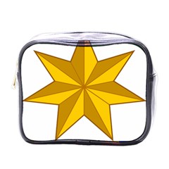 Star Yellow Blue Mini Toiletries Bags