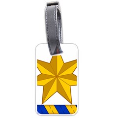 Star Yellow Blue Luggage Tags (two Sides)