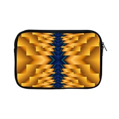 Plaid Blue Gold Wave Chevron Apple iPad Mini Zipper Cases