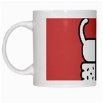 Sushi Cat Japanese Food White Mugs Left