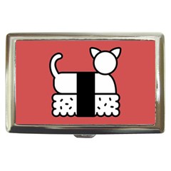 Sushi Cat Japanese Food Cigarette Money Cases by Mariart