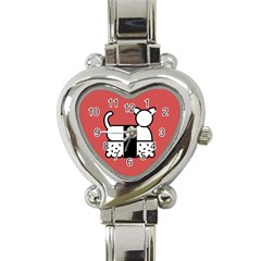 Sushi Cat Japanese Food Heart Italian Charm Watch by Mariart