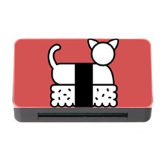 Sushi Cat Japanese Food Memory Card Reader With Cf by Mariart